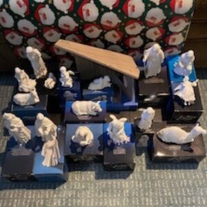 Vintage Avon Nativity Collectibles Porcelain Set (1981–1989) — Original Boxes